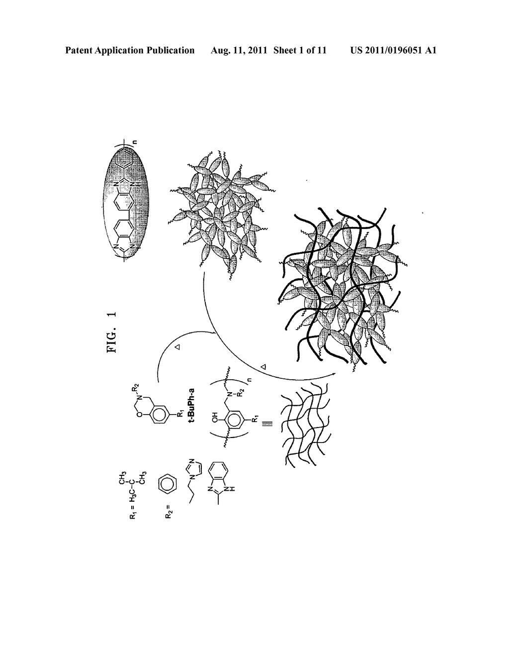 Electrolyte membrane using polybenzoxazine based compound - diagram, schematic, and image 02