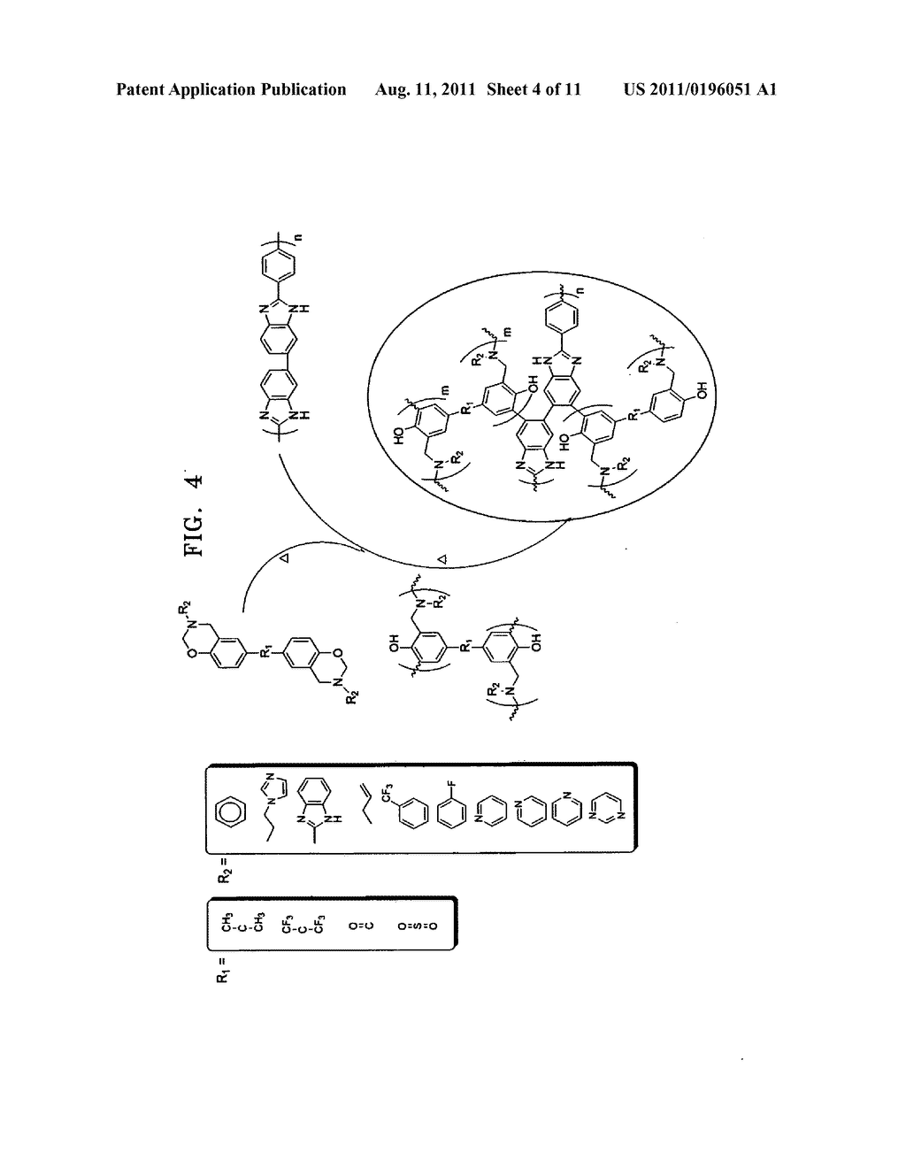 Electrolyte membrane using polybenzoxazine based compound - diagram, schematic, and image 05