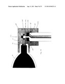 Self-contained power-assisted syringe diagram and image