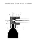 Self-contained power-assisted syringe diagram and image