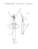 Self-contained power-assisted syringe diagram and image