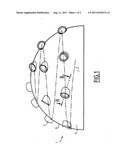 CUTTING ELEMENT FOR A TOOL FOR SHAPING A BONE SURFACE, AND TOOL PROVIDED     WITH SAME diagram and image