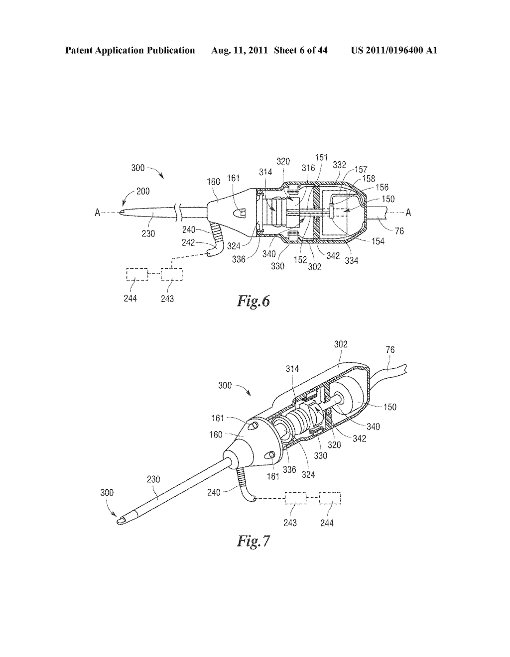 ROTATABLE CUTTING IMPLEMENT ARRANGEMENTS FOR ULTRASONIC SURGICAL     INSTRUMENTS - diagram, schematic, and image 07