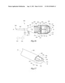 ROTATABLE CUTTING IMPLEMENT ARRANGEMENTS FOR ULTRASONIC SURGICAL     INSTRUMENTS diagram and image