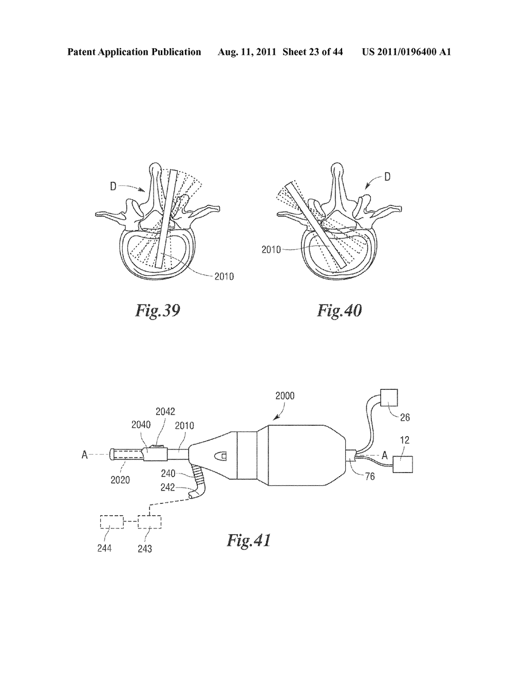 ROTATABLE CUTTING IMPLEMENT ARRANGEMENTS FOR ULTRASONIC SURGICAL     INSTRUMENTS - diagram, schematic, and image 24