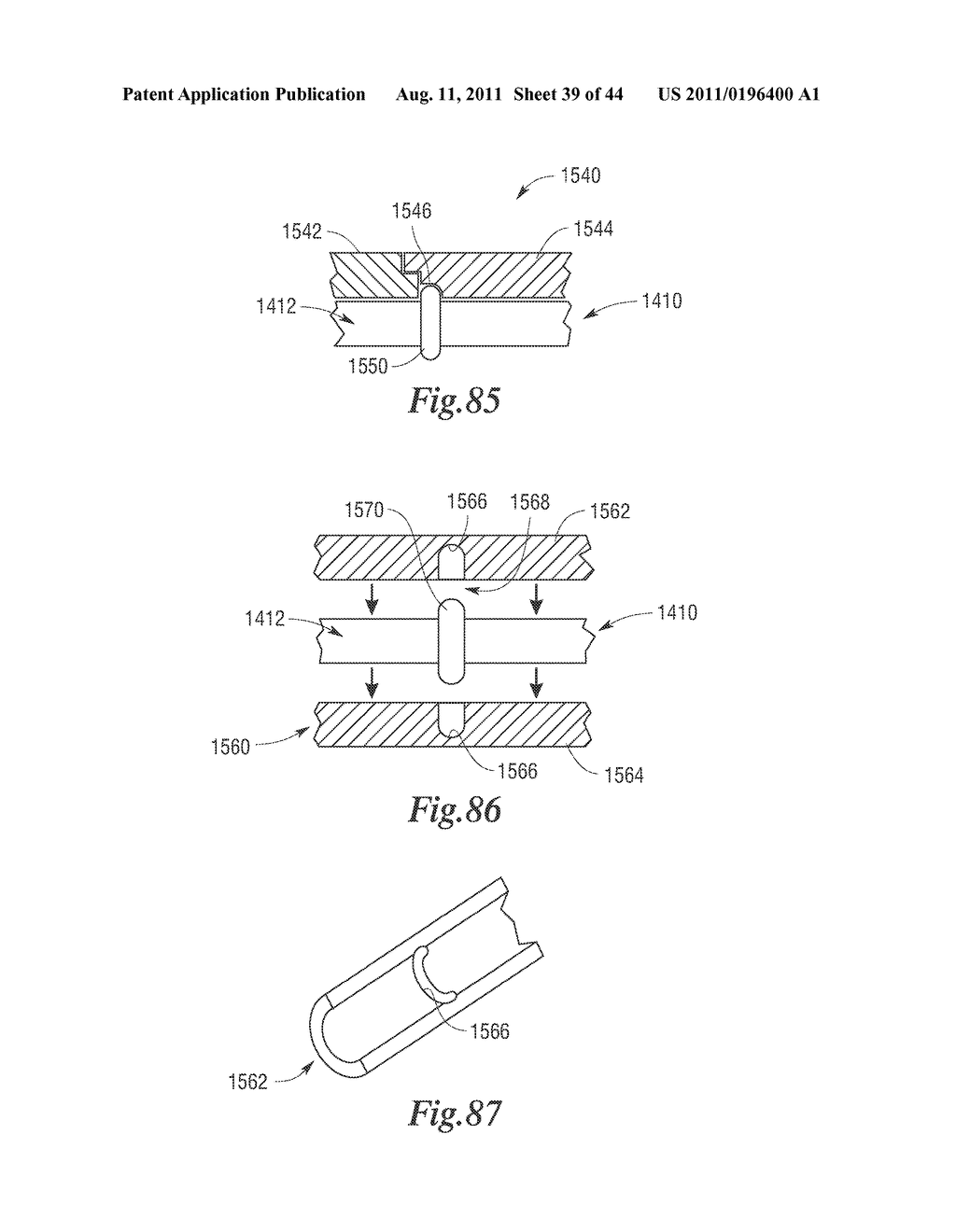 ROTATABLE CUTTING IMPLEMENT ARRANGEMENTS FOR ULTRASONIC SURGICAL     INSTRUMENTS - diagram, schematic, and image 40