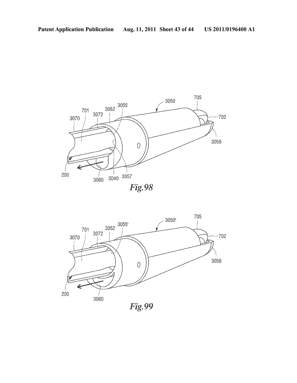 ROTATABLE CUTTING IMPLEMENT ARRANGEMENTS FOR ULTRASONIC SURGICAL     INSTRUMENTS - diagram, schematic, and image 44