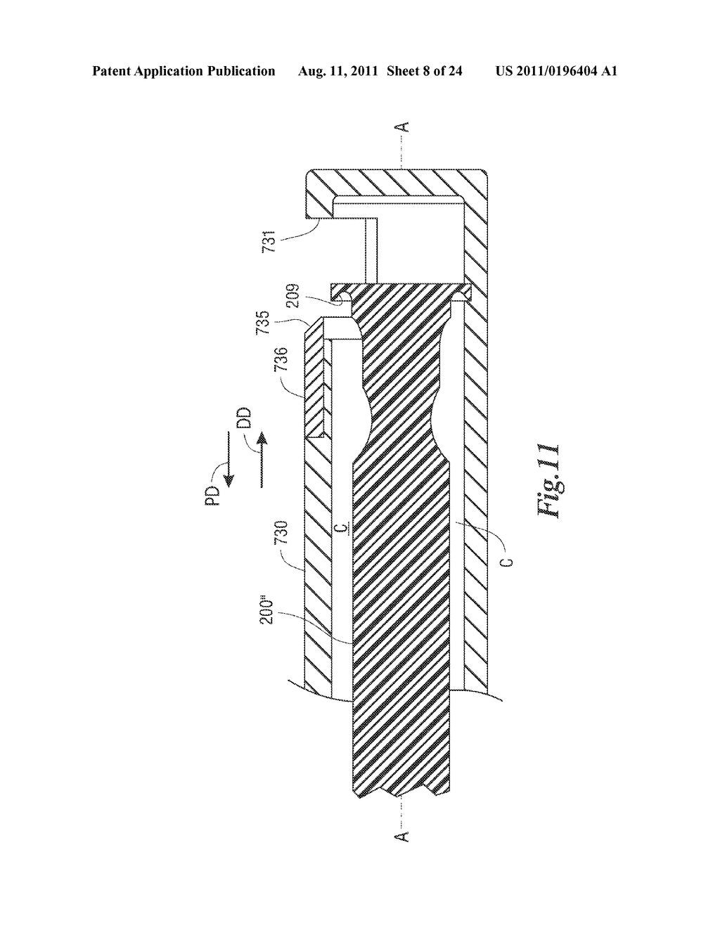 ULTRASONIC SURGICAL INSTRUMENTS WITH MOVING CUTTING IMPLEMENT - diagram, schematic, and image 09