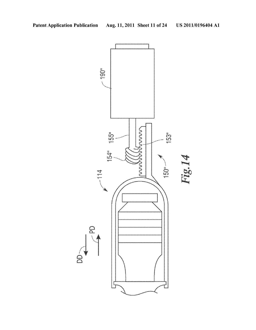 ULTRASONIC SURGICAL INSTRUMENTS WITH MOVING CUTTING IMPLEMENT - diagram, schematic, and image 12