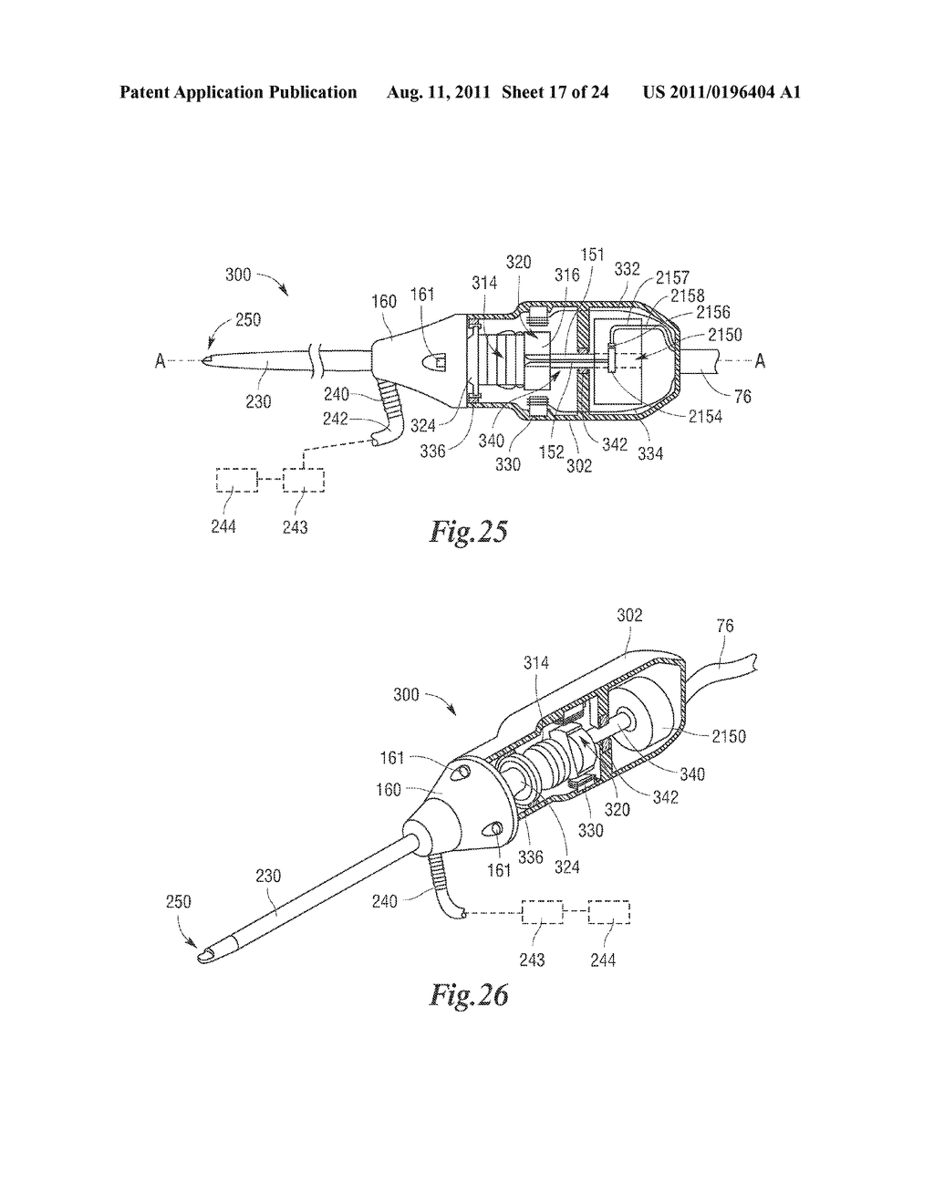 ULTRASONIC SURGICAL INSTRUMENTS WITH MOVING CUTTING IMPLEMENT - diagram, schematic, and image 18