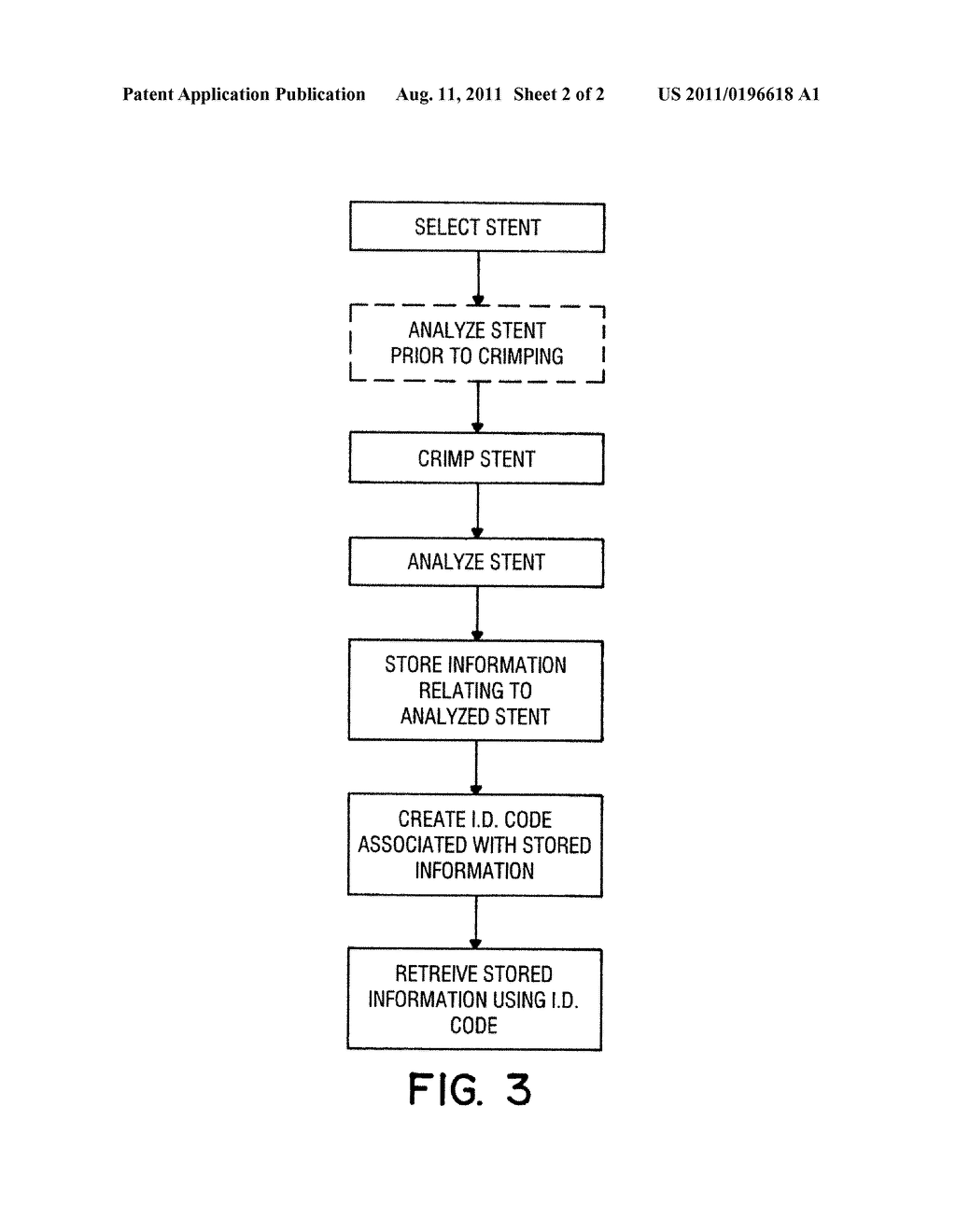 METHOD FOR VERIFYING POSITION ON AN ANGIOPLASTY BALLOON - diagram, schematic, and image 03