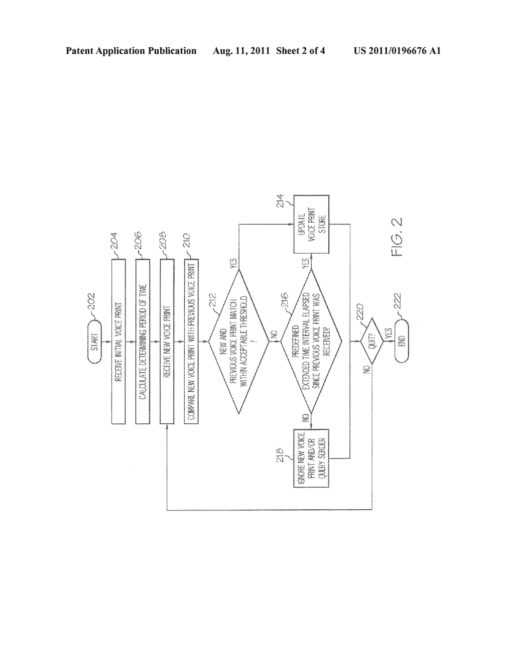 ADAPTIVE VOICE PRINT FOR CONVERSATIONAL BIOMETRIC ENGINE - diagram, schematic, and image 03