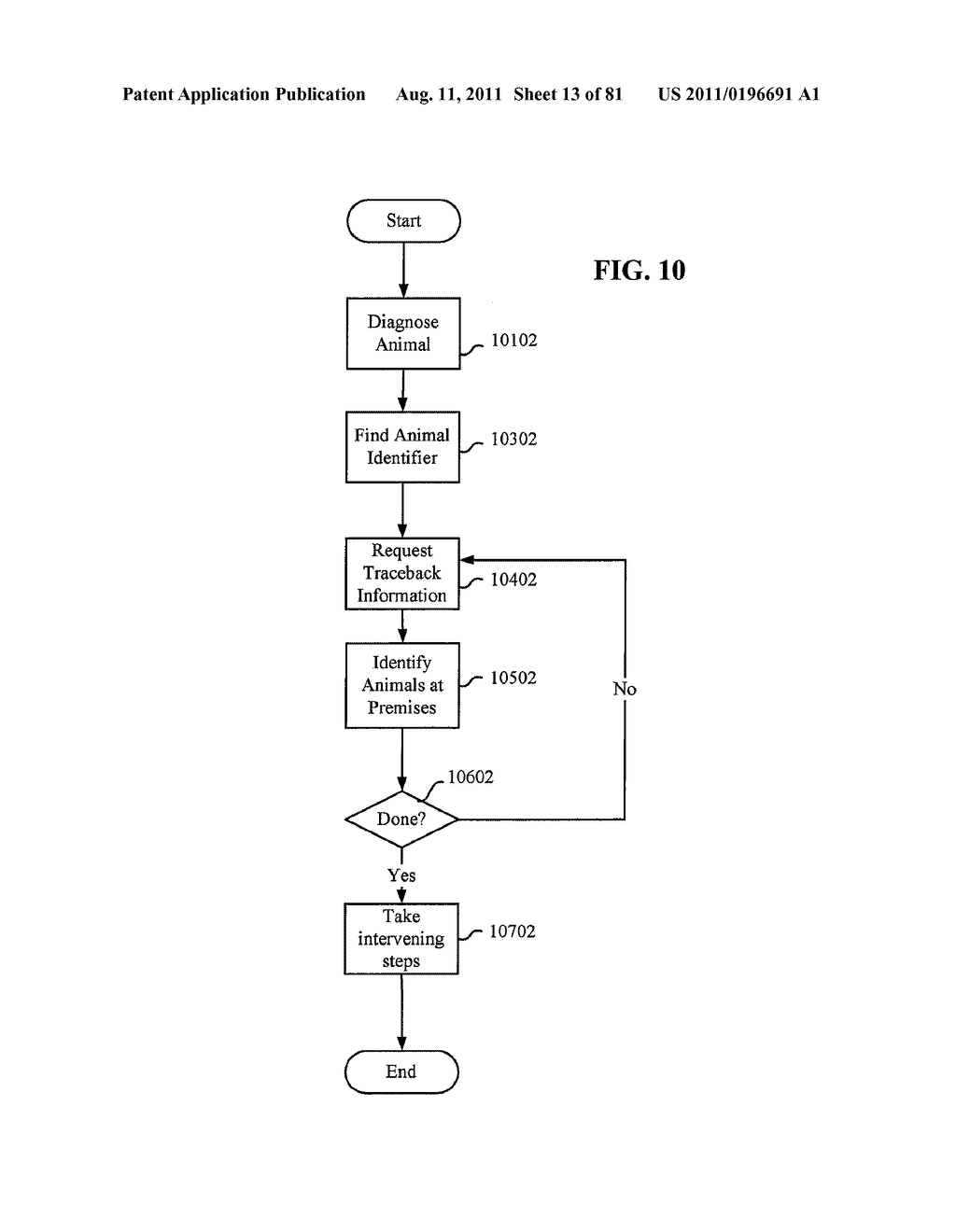 METHOD AND SYSTEM FOR TRACKING AND MANAGING ANIMALS AND/OR FOOD PRODUCTS - diagram, schematic, and image 14