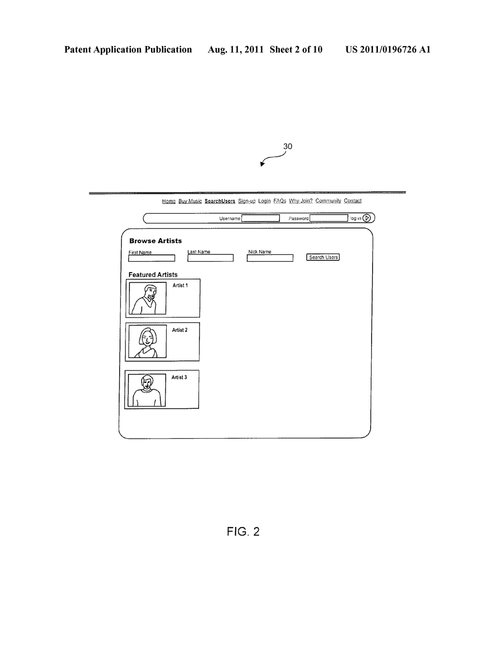 System of Artist Referral and Media Selling, Promoting and Networking - diagram, schematic, and image 03