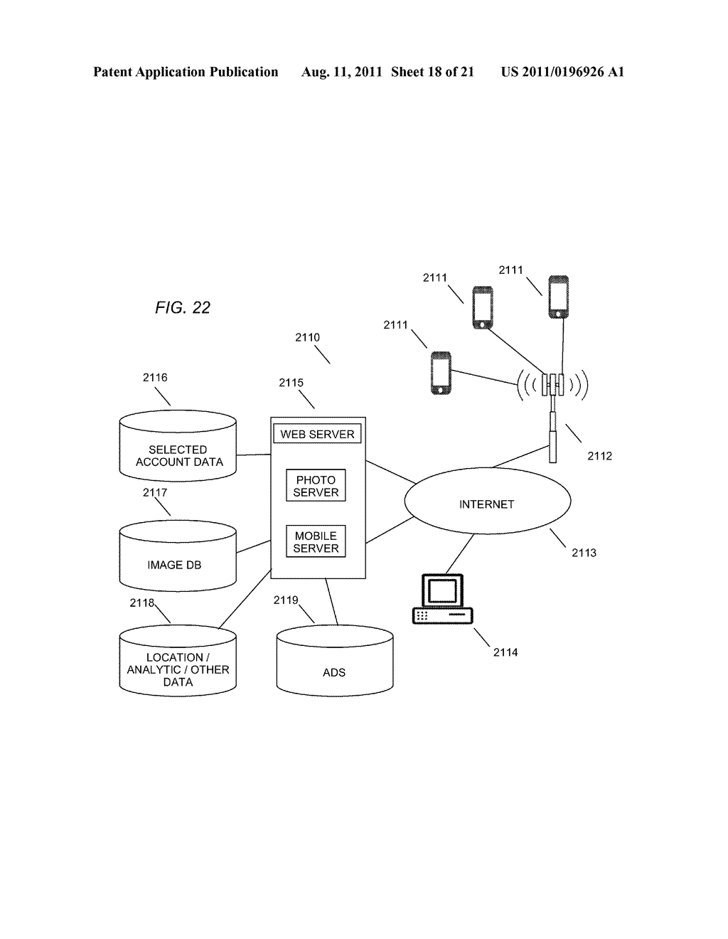 Method of conducting operations for a social network application including     notification list generation with offer hyperlinks according to     notification rules - diagram, schematic, and image 19