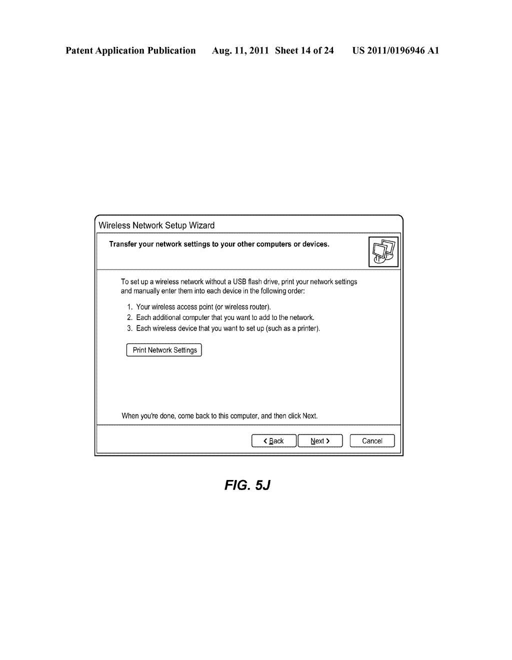 CONFIGURING NETWORK SETTINGS USING PORTABLE STORAGE MEDIA - diagram, schematic, and image 15