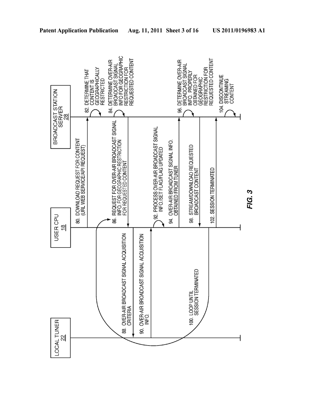 SYSTEM AND METHOD FOR DELIVERING GEOGRAPHICALLY RESTRICTED CONTENT, SUCH     AS OVER-AIR BROADCAST PROGRAMMING, TO A RECIPIENT OVER A NETWORK, NAMELY     THE INTERNET - diagram, schematic, and image 04