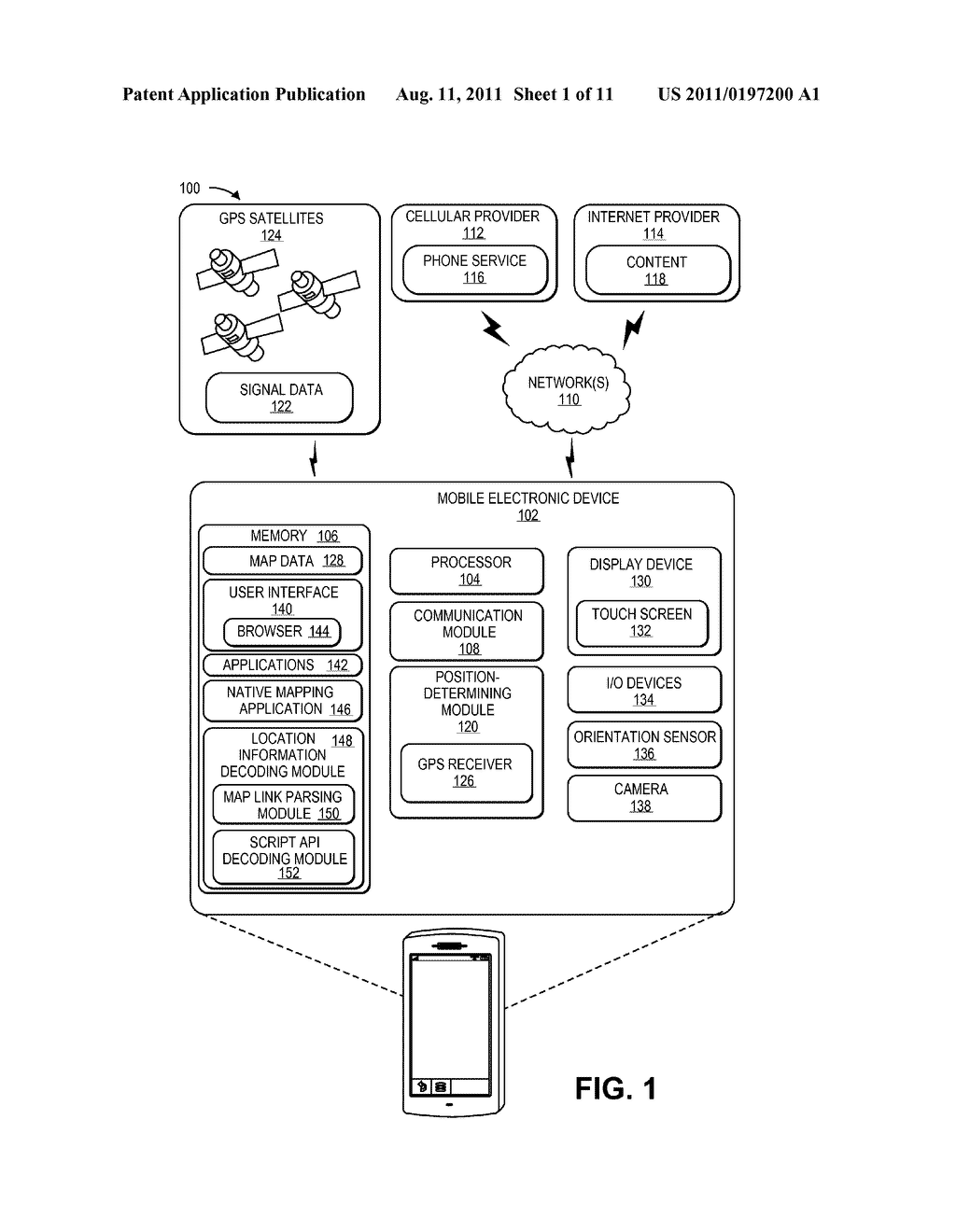 DECODING LOCATION INFORMATION IN CONTENT FOR USE BY A NATIVE MAPPING     APPLICATION - diagram, schematic, and image 02