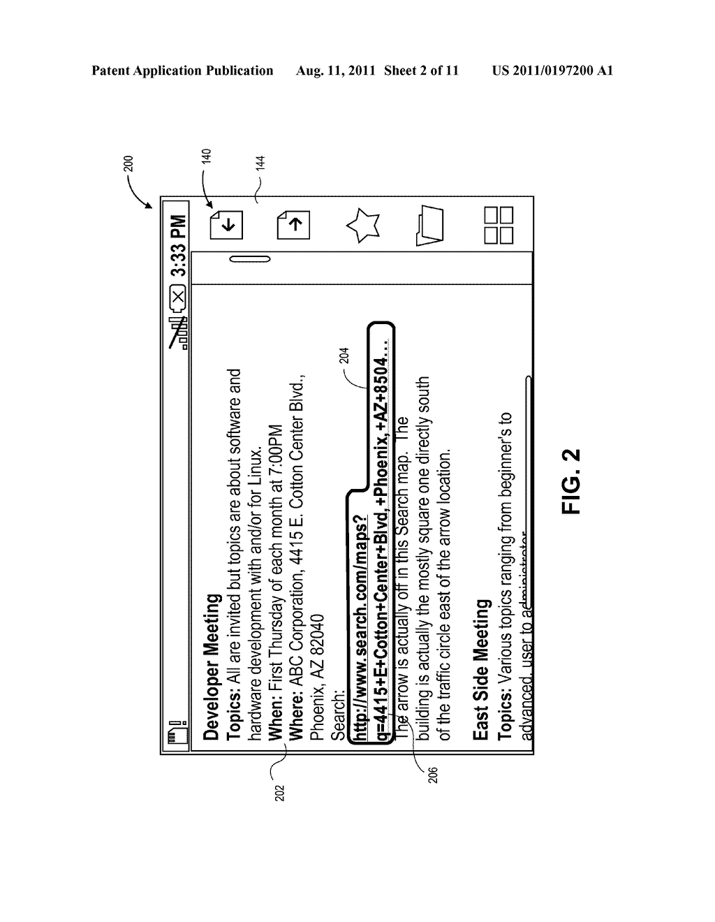 DECODING LOCATION INFORMATION IN CONTENT FOR USE BY A NATIVE MAPPING     APPLICATION - diagram, schematic, and image 03