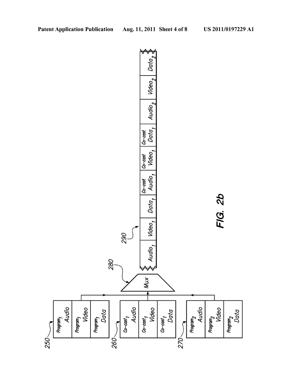 Method and apparatus to broadcast content to handheld wireless devices via     digital set-top-box receivers - diagram, schematic, and image 05