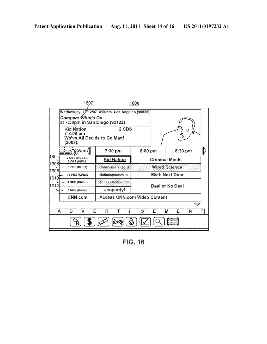 METHODS AND DEVICES FOR PRESENTING AN INTERACTIVE MEDIA GUIDANCE     APPLICATION - diagram, schematic, and image 15