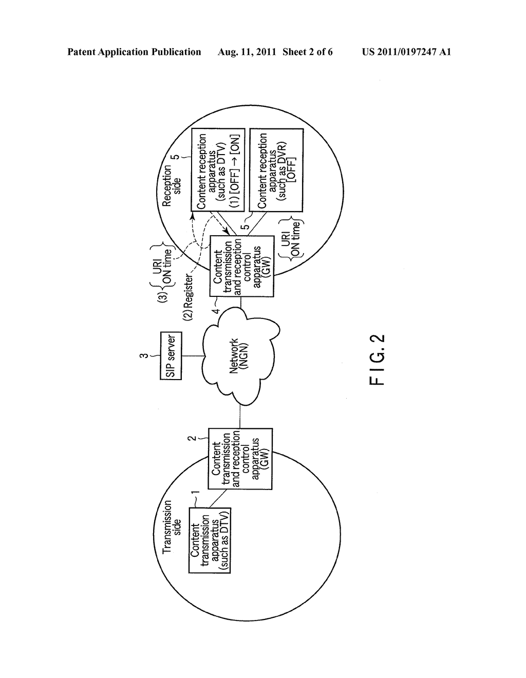 CONTENT RECEPTION APPARATUS, CONTENT TRANSMISSION APPARATUS, AND CONTENT     TRANSMISSION AND RECEPTION CONTROL APPARATUS - diagram, schematic, and image 03