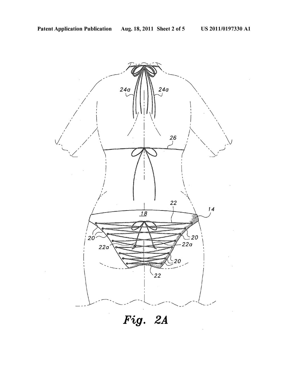 Adjustable swimsuit - diagram, schematic, and image 03