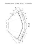 Ski Jacket with a Waist Adjuster Storage Structure diagram and image