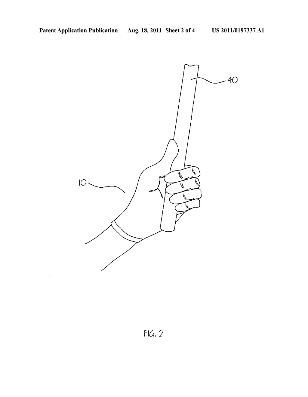 Pivoted athletic glove - diagram, schematic, and image 03