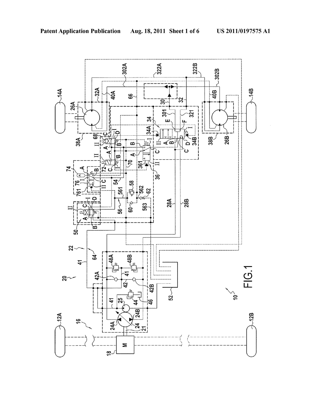 HYDRAULIC TRANSMISSION APPARATUS MAKING QUICK POSITIVE     CLUTCHING/DECLUTCHING POSSIBLE - diagram, schematic, and image 02