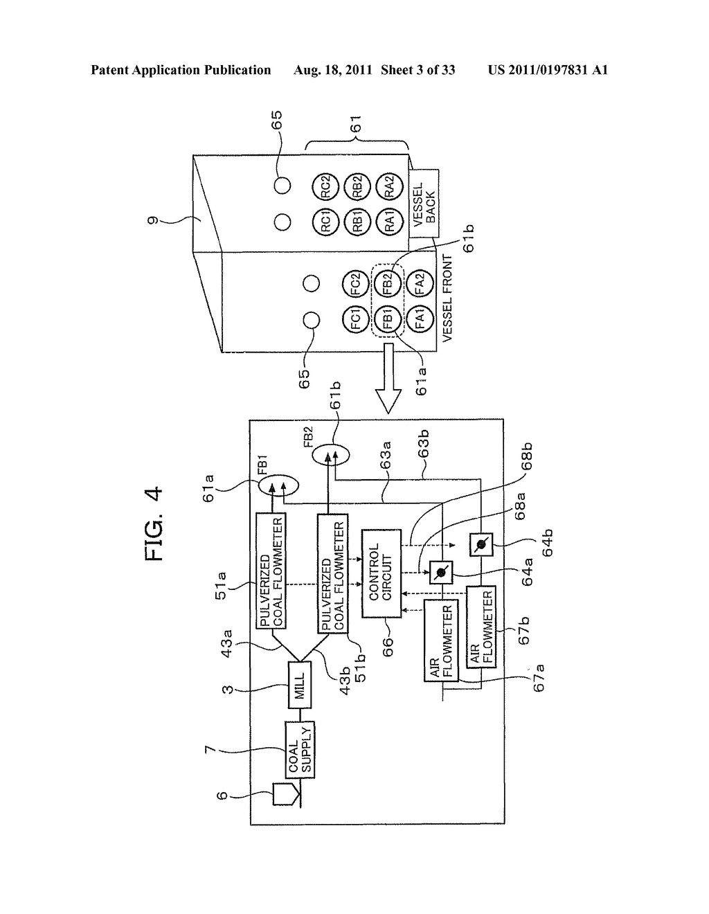 Pulverized  Coal Burning Boiler - diagram, schematic, and image 04