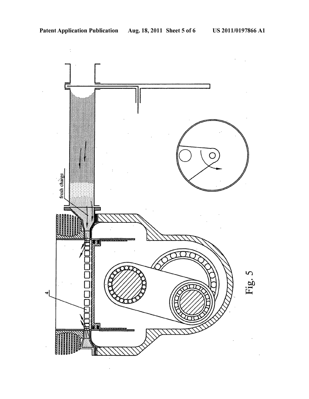 METHOD OF OPERATION OF TWO-STROKE FORCED CYLINDER FILLING ENGINE - diagram, schematic, and image 06
