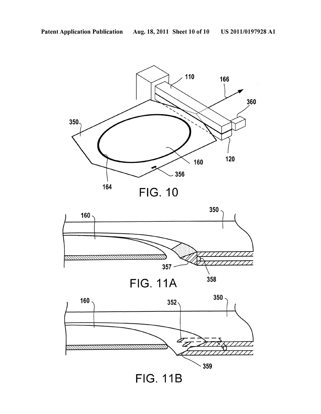 Carrier for Reducing Entrance and/or Exit Marks Left by a     Substrate-Processing Meniscus - diagram, schematic, and image 11