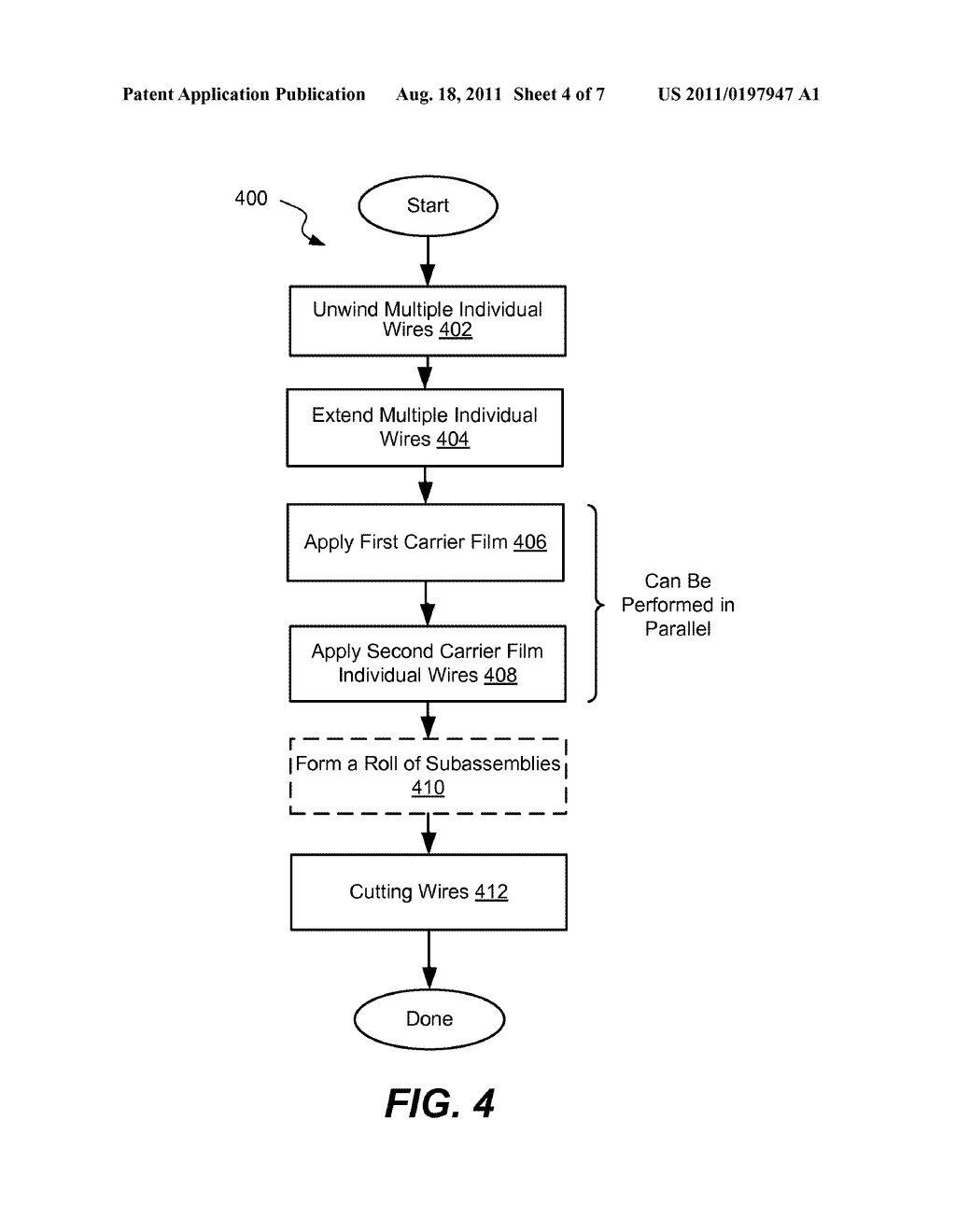 WIRE NETWORK FOR INTERCONNECTING PHOTOVOLTAIC CELLS - diagram, schematic, and image 05