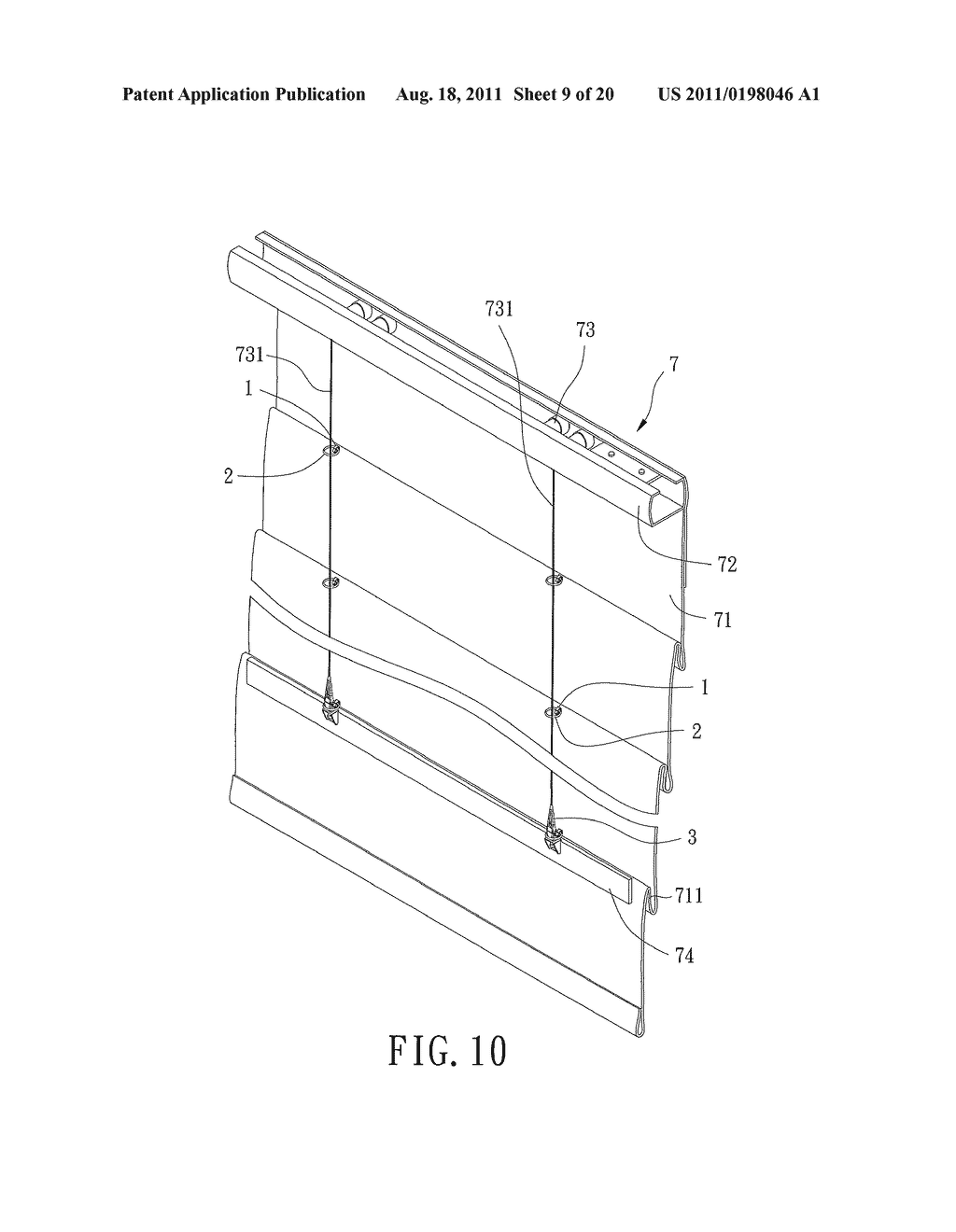 Cord-Securing Device for Window Shade - diagram, schematic, and image 10