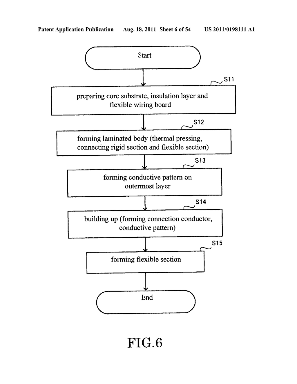 FLEX-RIGID WIRING BOARD AND METHOD FOR MANUFACTURING THE SAME - diagram, schematic, and image 07