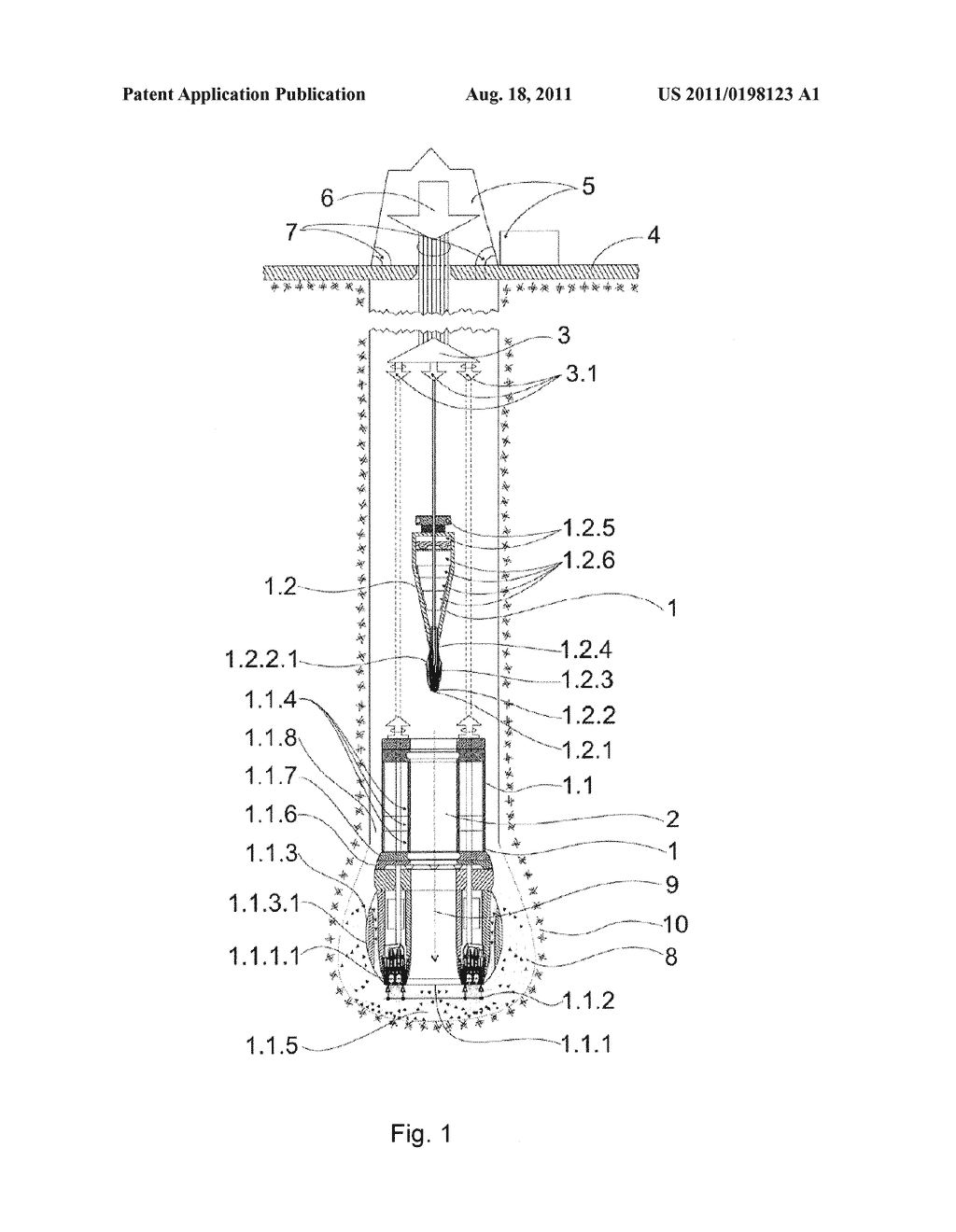 APPARATUS FOR BORING HOLES IN ROCK MASS - diagram, schematic, and image 02