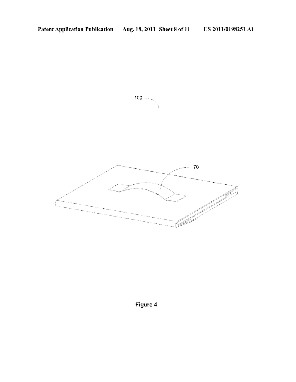 Single Panel Portable Storage Component - diagram, schematic, and image 09