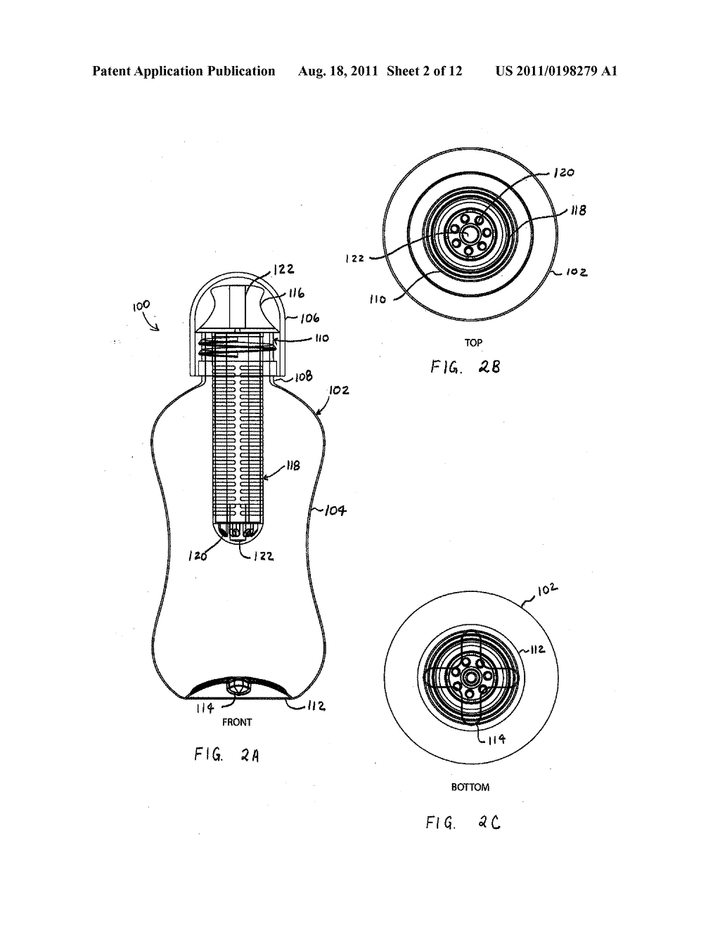 Beverage bottle filter system - diagram, schematic, and image 03