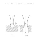 METHOD FOR BORING BOTTLE-LIKE HOLES HAVING A DEFINED GEOMETRY BY MEANS OF     PULSED LASER RADIATION diagram and image