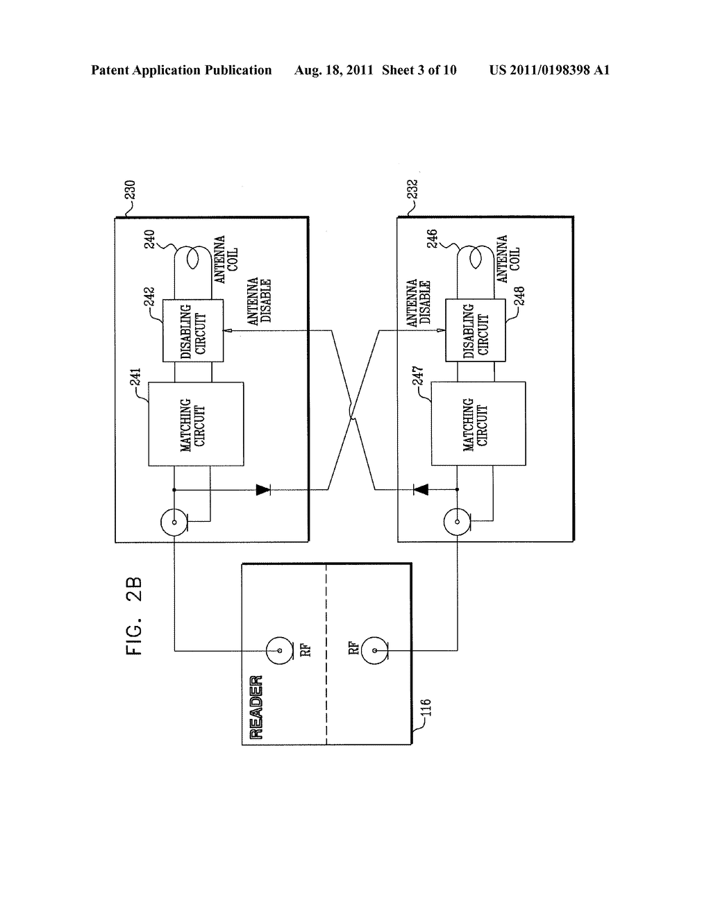 MULTIPLE ANTENNA READING SYSTEM SUITABLE FOR USE WITH CONTACTLESS     TRANSACTION DEVICES - diagram, schematic, and image 04