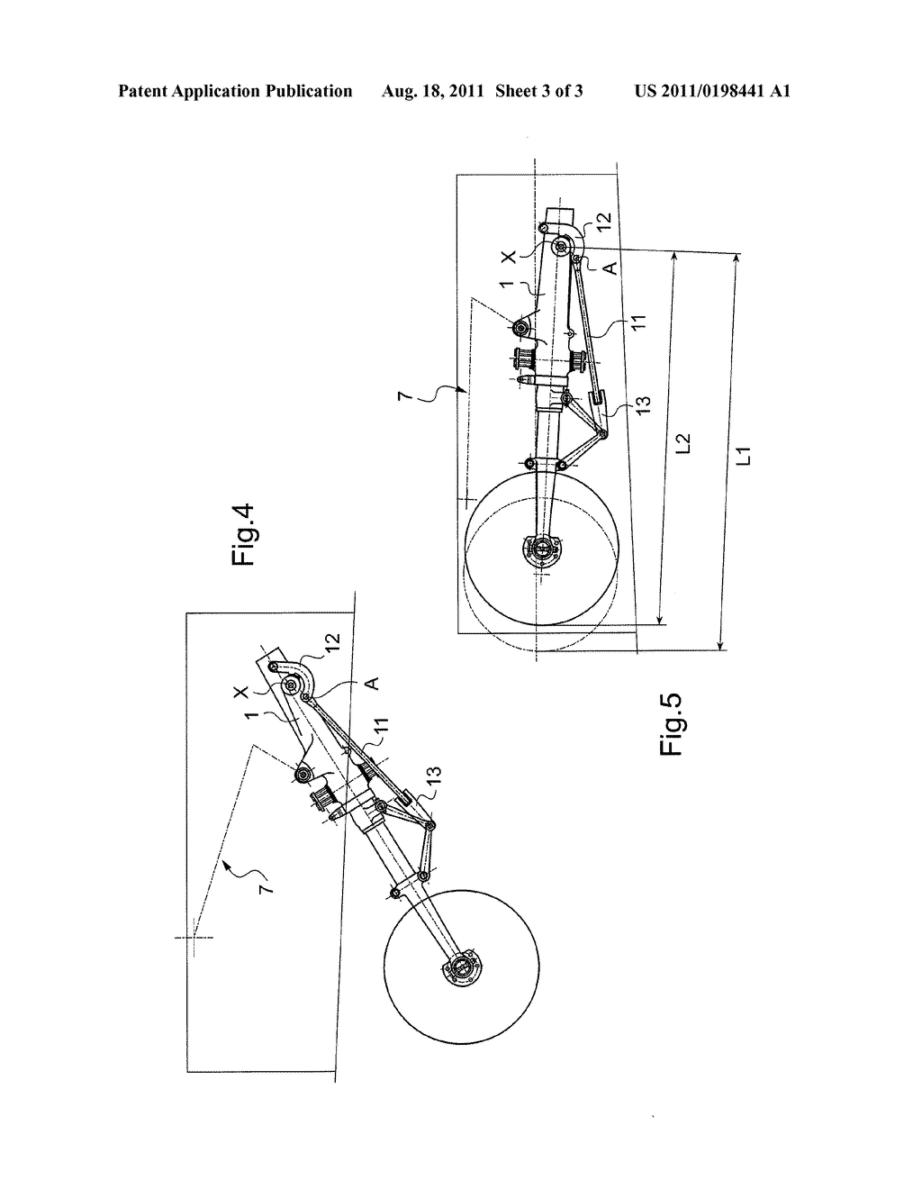 DEVICE FOR RETRACTING AIRCRAFT LANDING GEAR - diagram, schematic, and image 04
