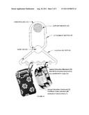 Hangaround for organizing portable articles diagram and image