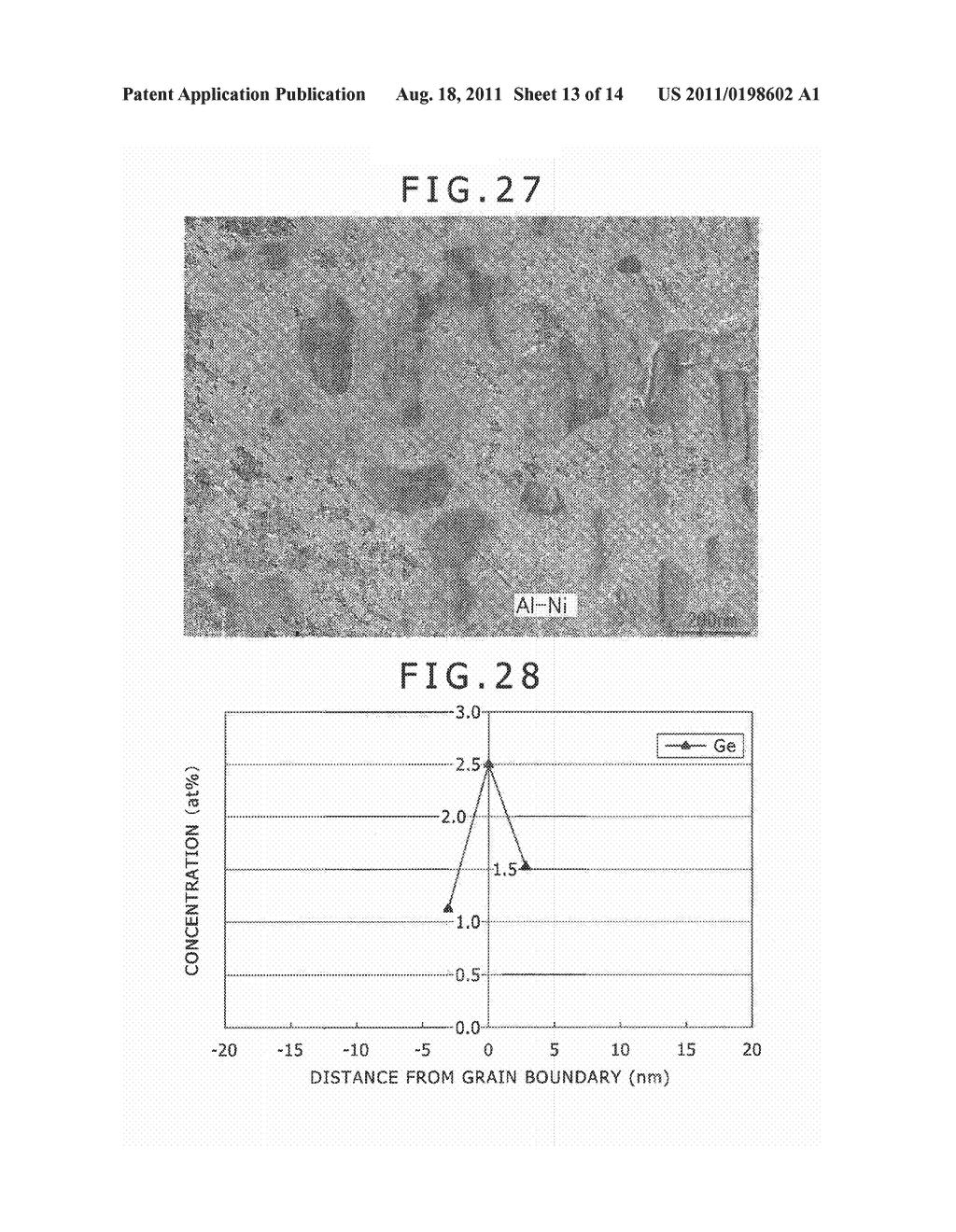 ALUMINUM ALLOY FILM FOR DISPLAY DEVICE, DISPLAY DEVICE, AND SPUTTERING     TARGET - diagram, schematic, and image 14