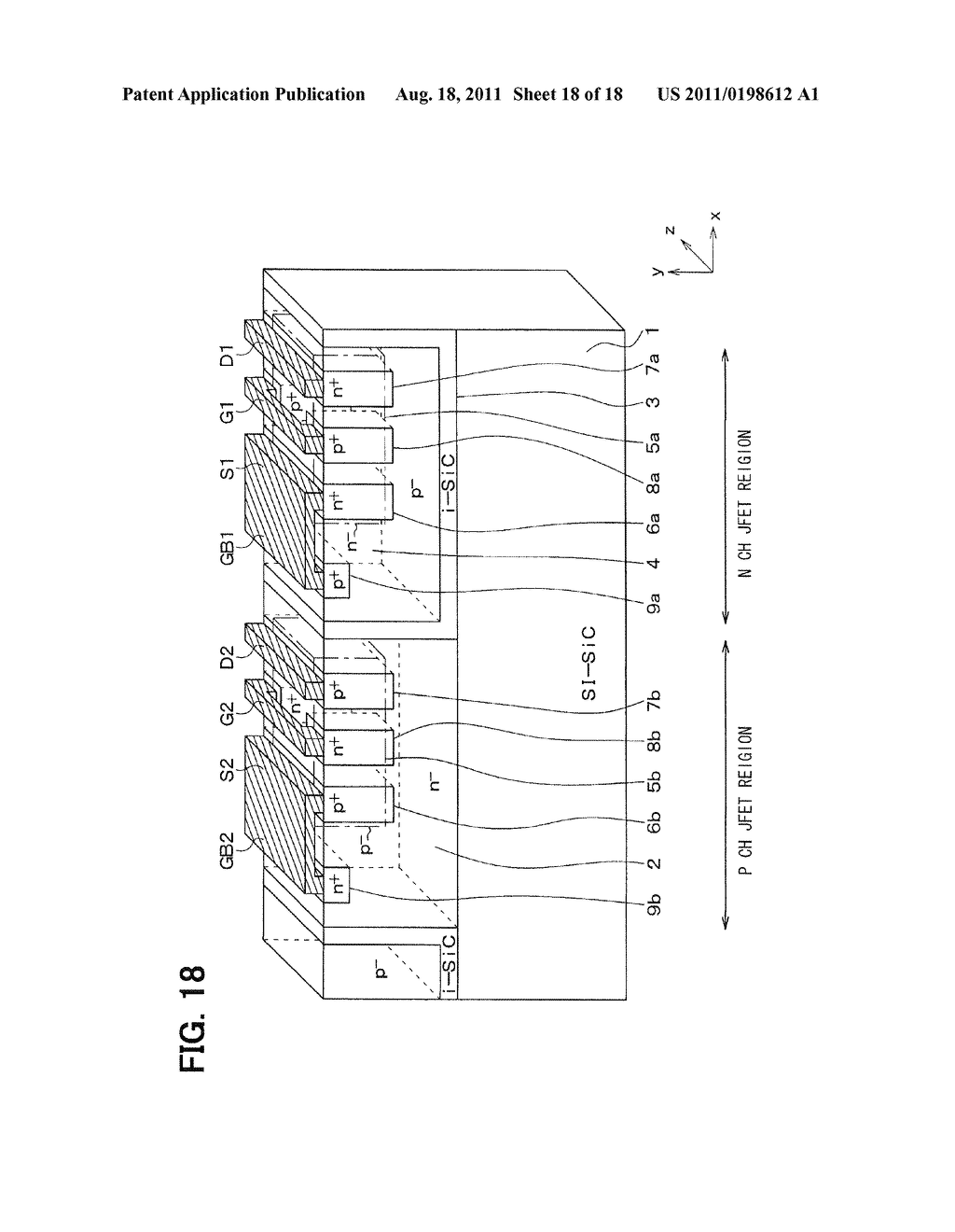 SIC SEMICONDUCTOR DEVICE HAVING CJFET AND METHOD FOR MANUFACTURING THE     SAME - diagram, schematic, and image 19