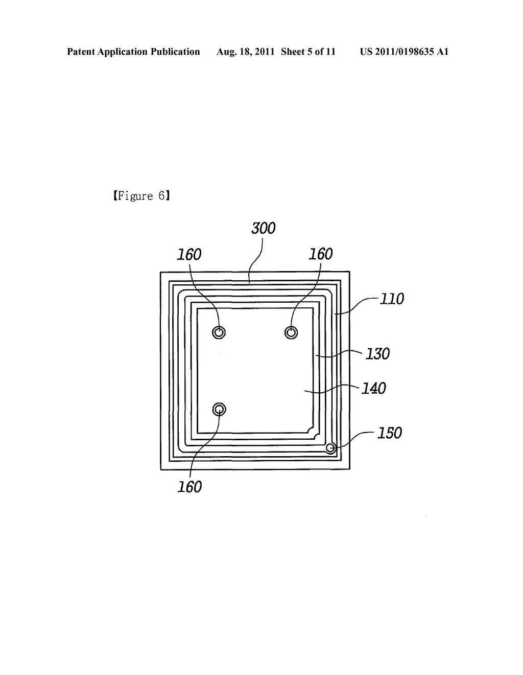 Light Emitting Diode With Metal Piles and Multi-Passivation Layers and Its     Manufacturing Method - diagram, schematic, and image 06