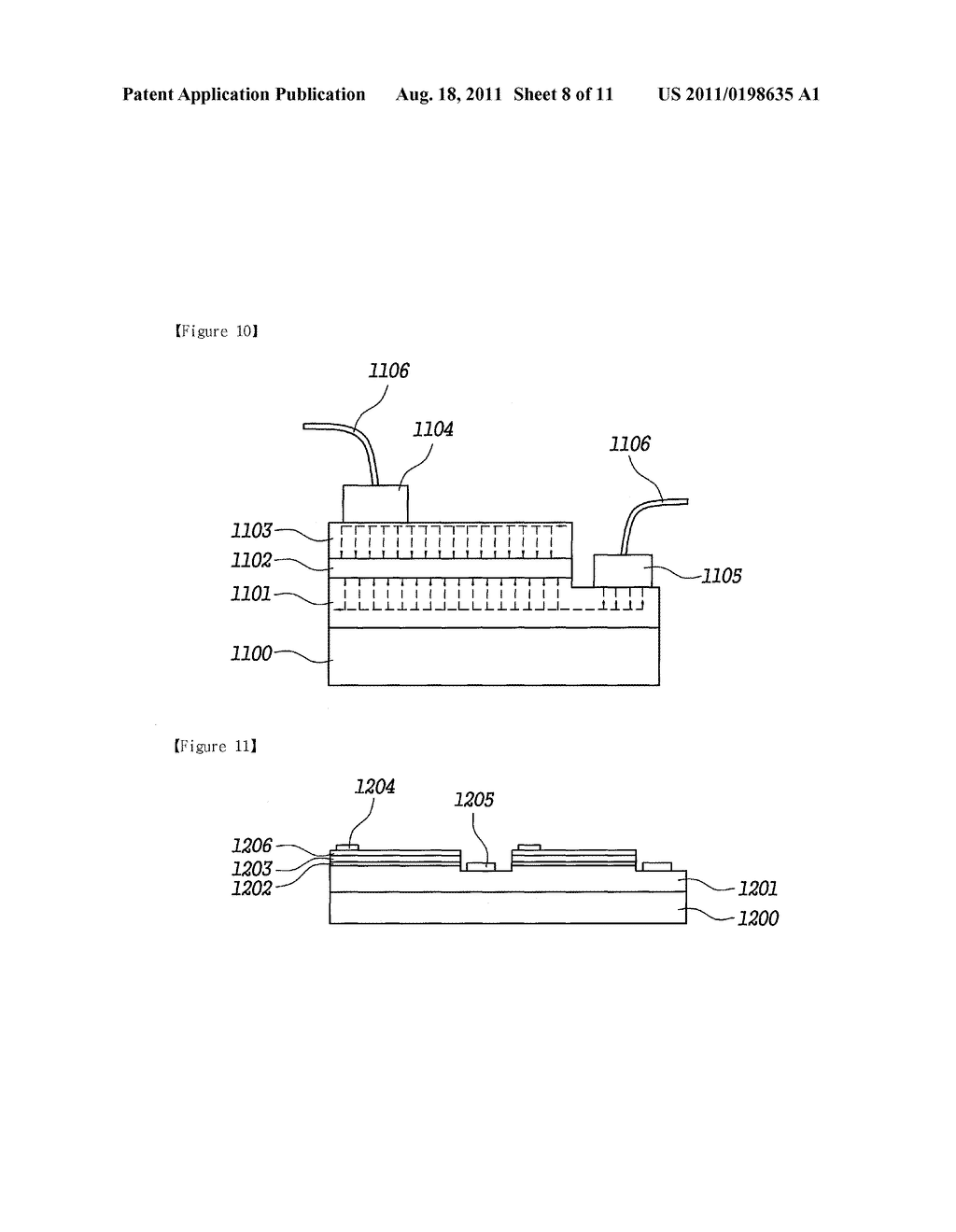 Light Emitting Diode With Metal Piles and Multi-Passivation Layers and Its     Manufacturing Method - diagram, schematic, and image 09