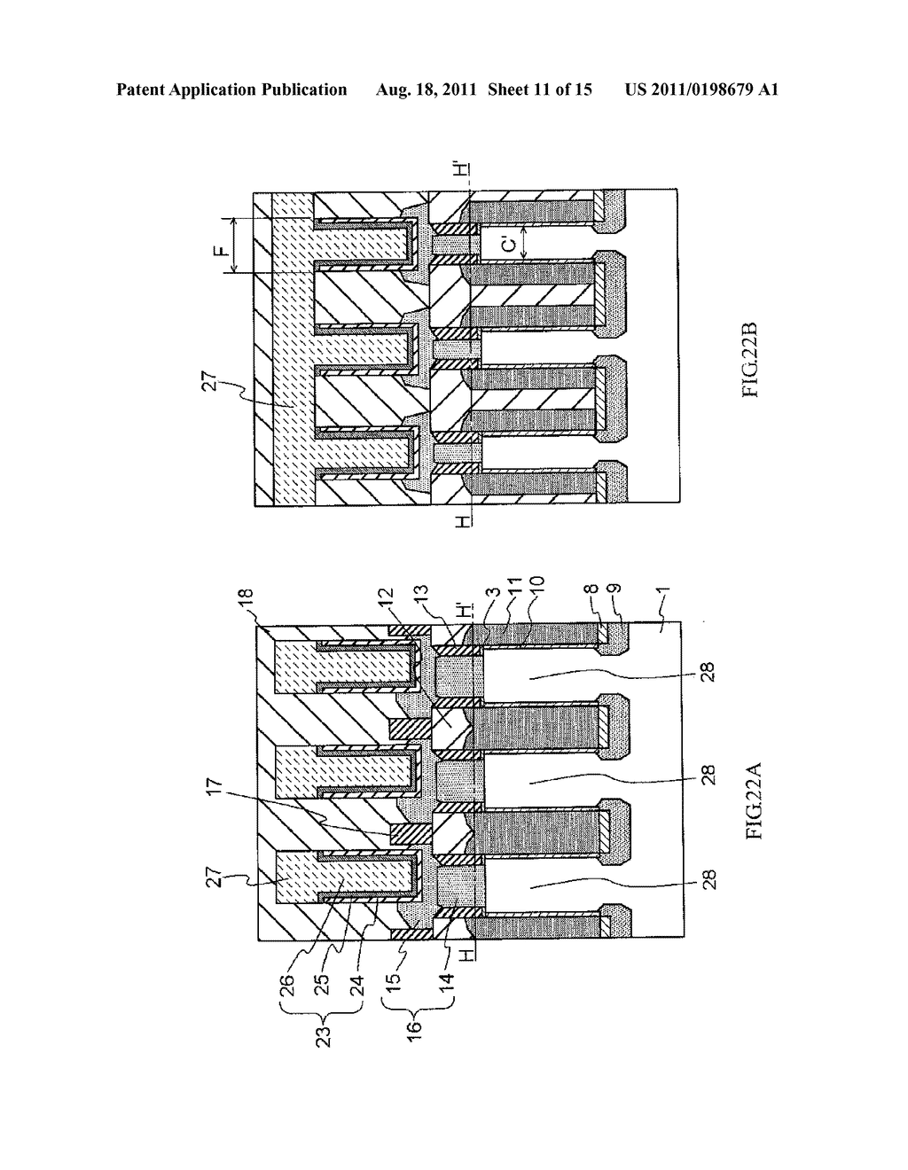 SEMICONDUCTOR DEVICE WITH VERTICAL TRANSISTOR - diagram, schematic, and image 12