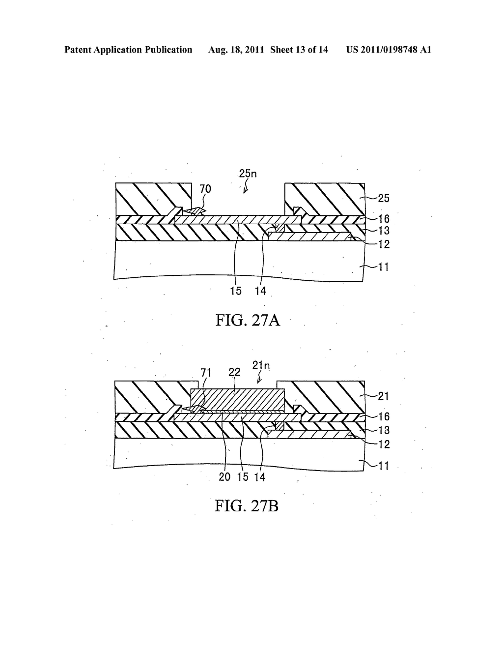 Semiconductor device and method of fabricating same - diagram, schematic, and image 14