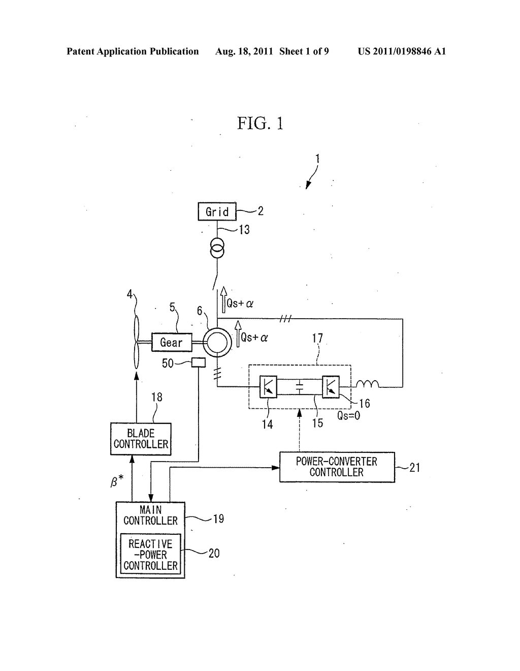VARIABLE-SPEED POWER GENERATOR AND METHOD OF CONTROLLING THE SAME - diagram, schematic, and image 02